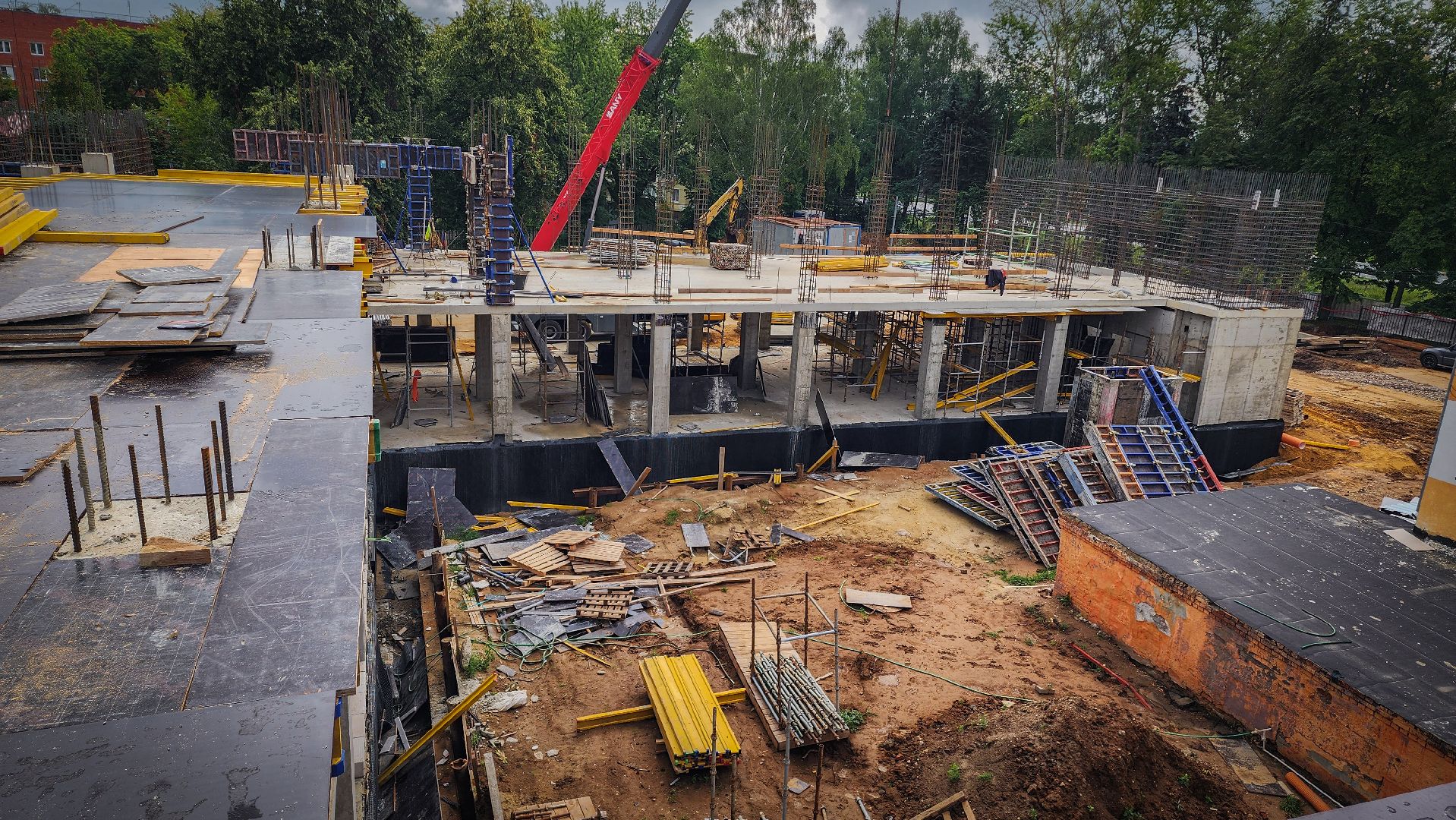 бронницы, строительство пристройки к лицею, новый корпус лицея в бронницах,