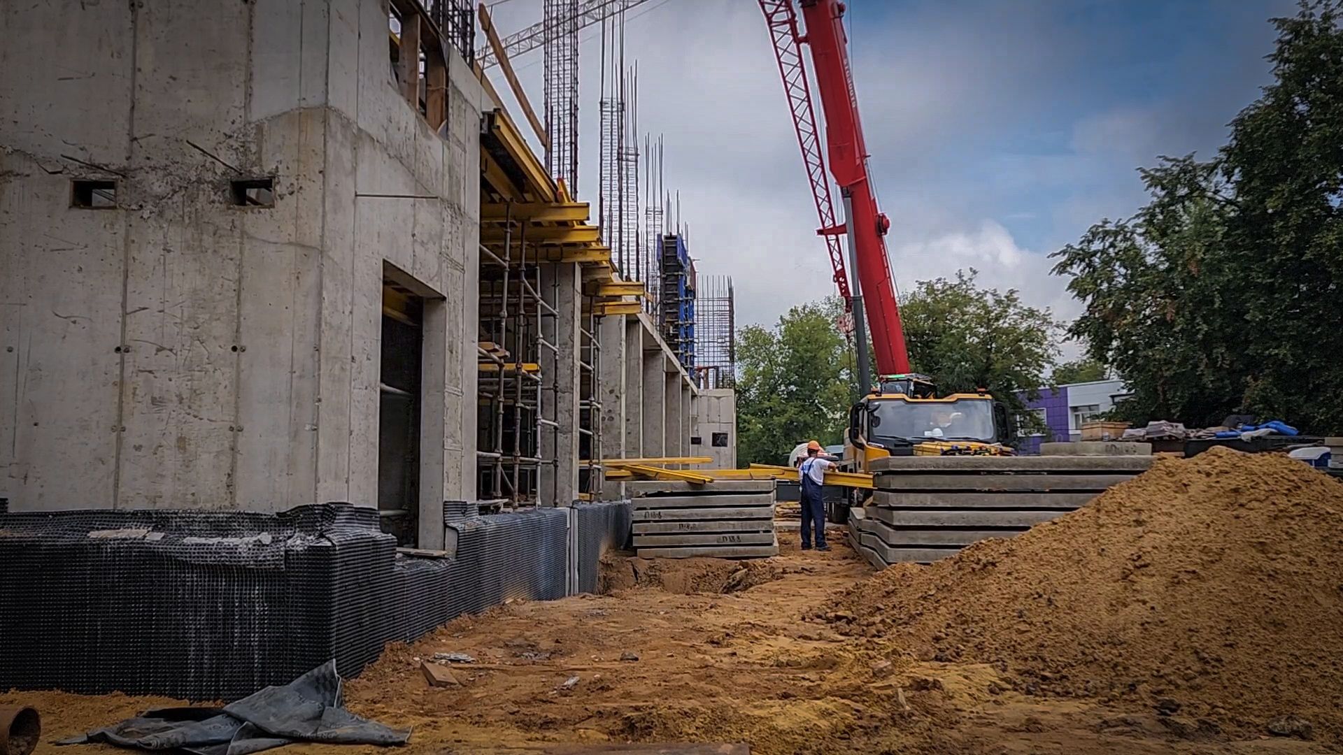 бронницы, строительство пристройки к лицею, новый корпус лицея в бронницах,