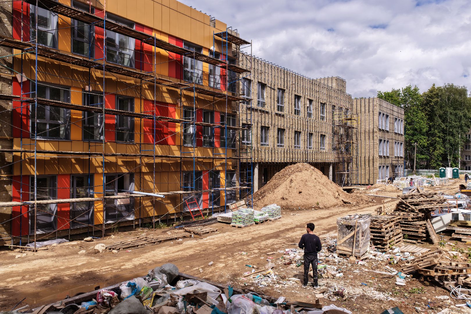 видео с коптера, детский сад радуга, детский сад химки,