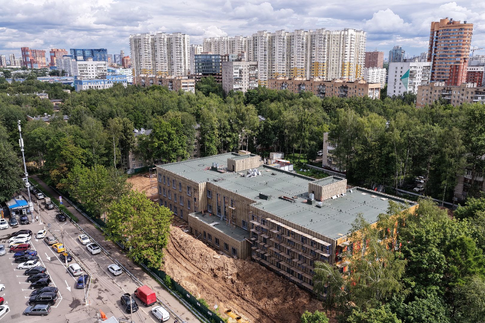 видео с коптера, детский сад радуга, детский сад химки,