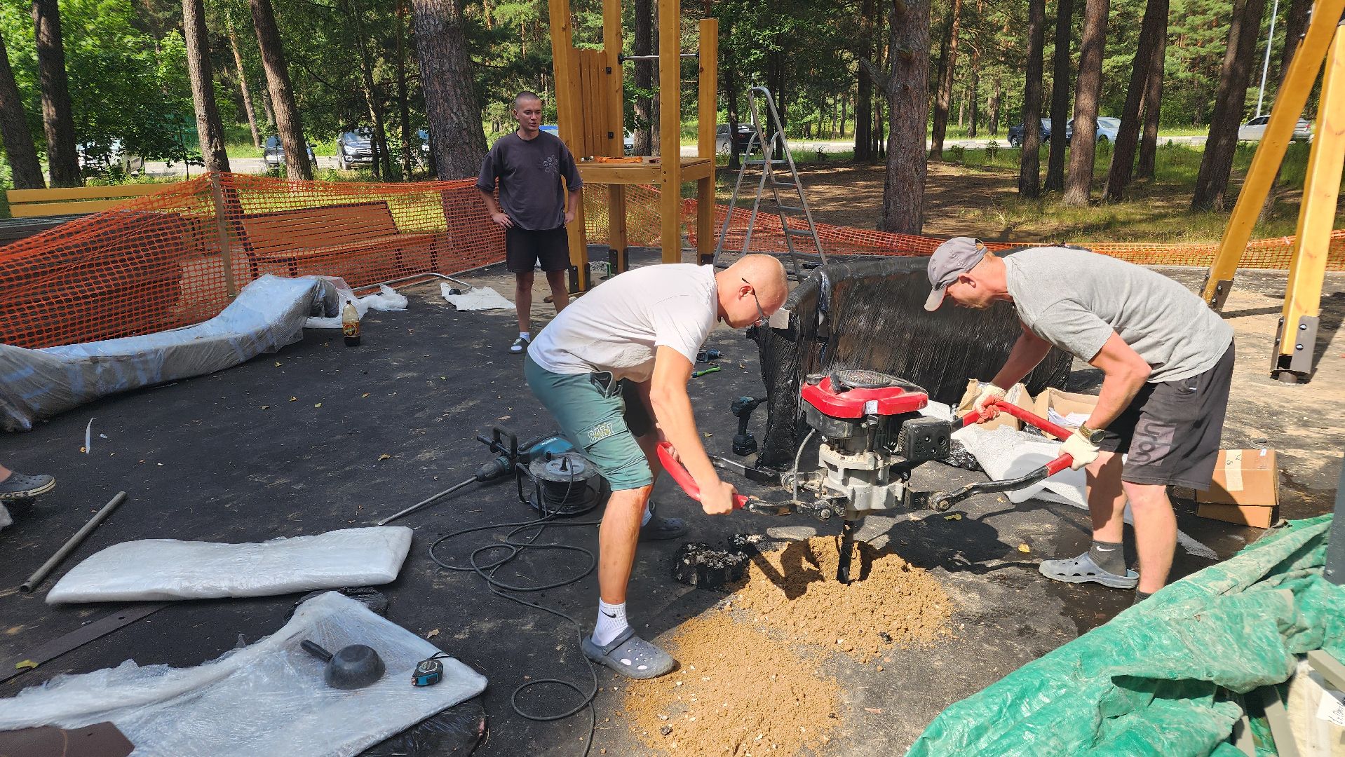 новая игровая площадка, протвино, благоустройство,