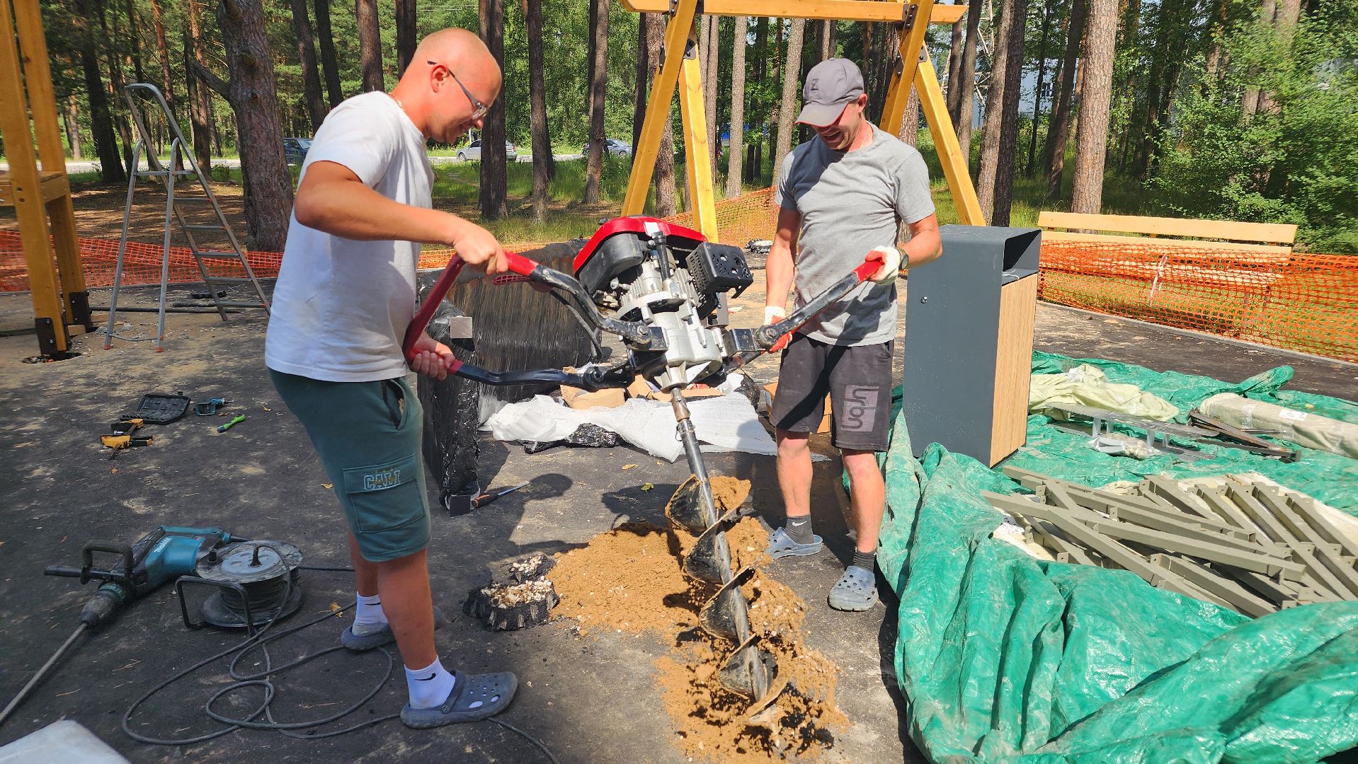 новая игровая площадка, протвино, благоустройство,