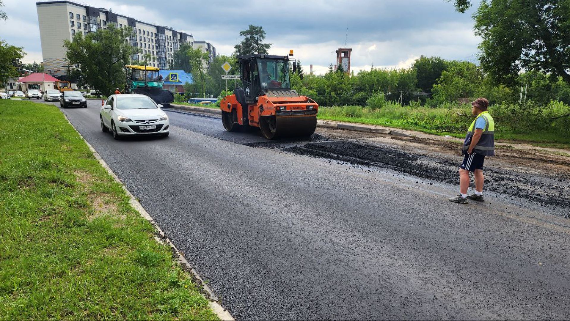 Дмитров, Ремонт дорог, Микрорайон Космонавтов, Минтранс,