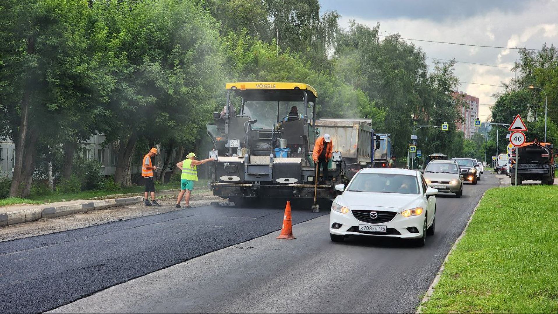 Дмитров, Ремонт дорог, Микрорайон Космонавтов, Минтранс,