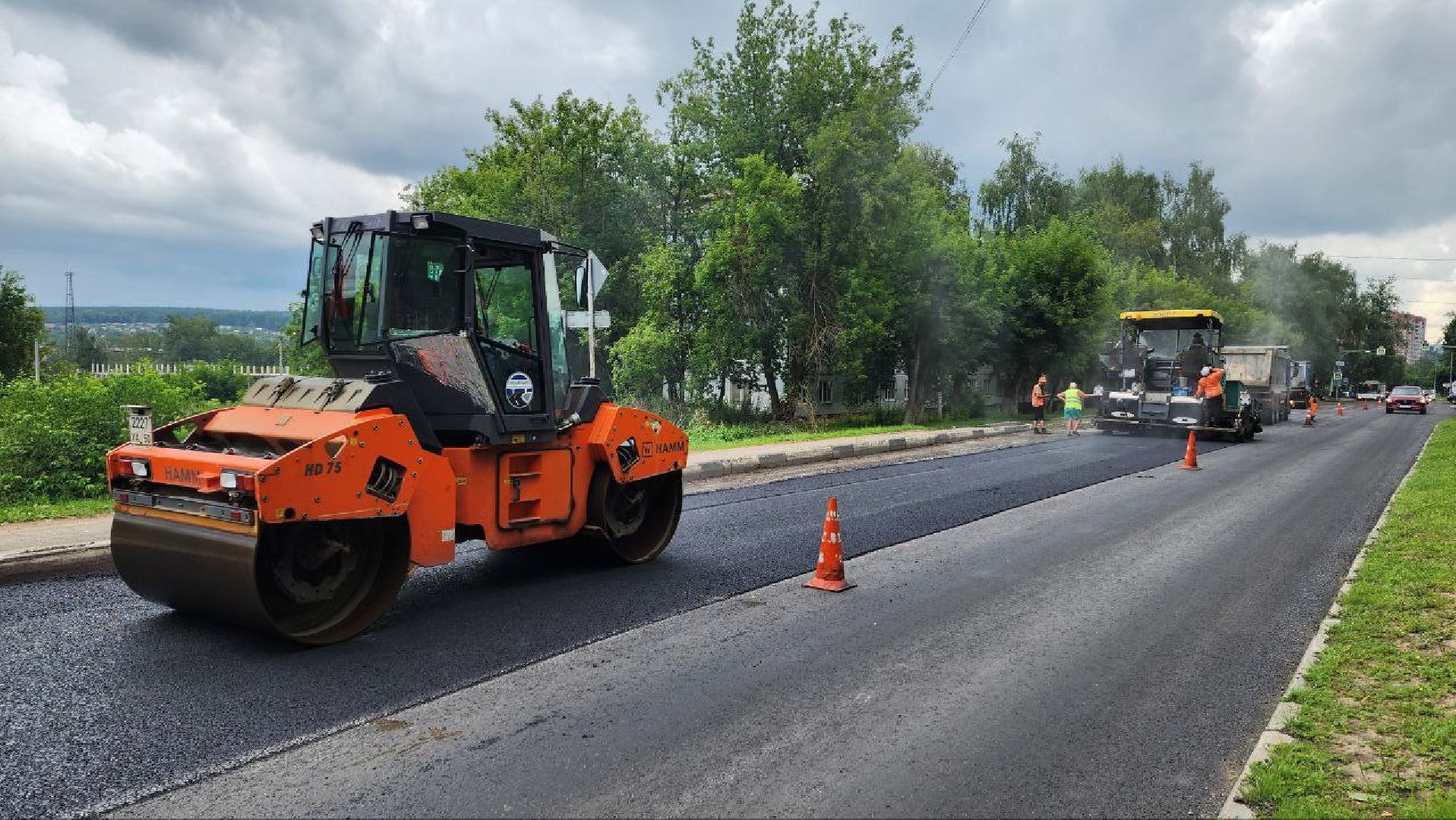 Дмитров, Ремонт дорог, Микрорайон Космонавтов, Минтранс,