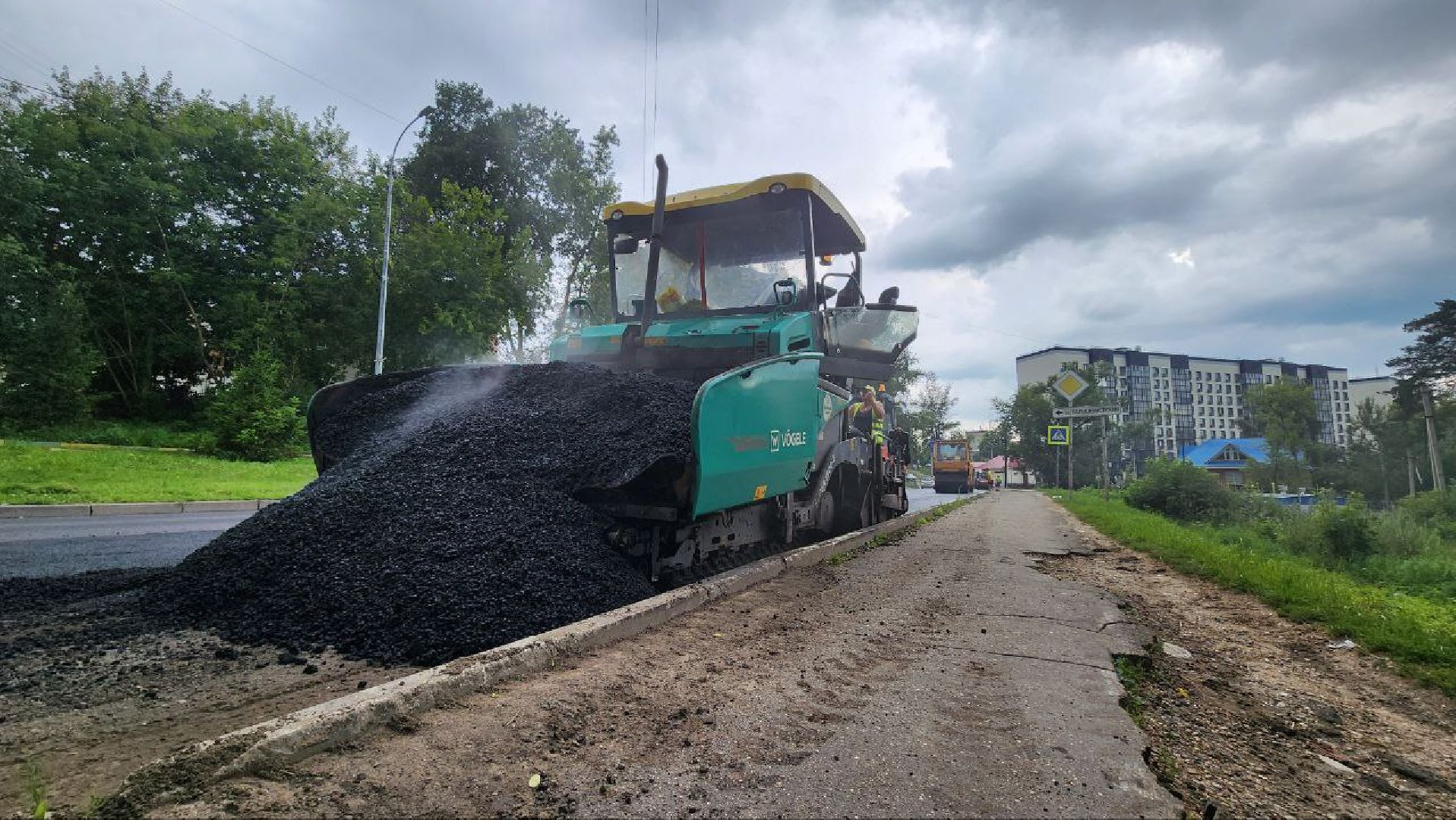 Дмитров, Ремонт дорог, Микрорайон Космонавтов, Минтранс,