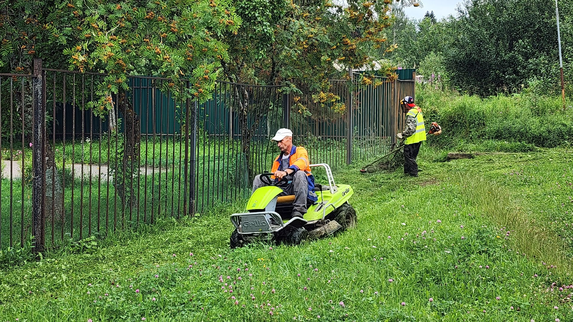 истра, благоустройство, покос травы,