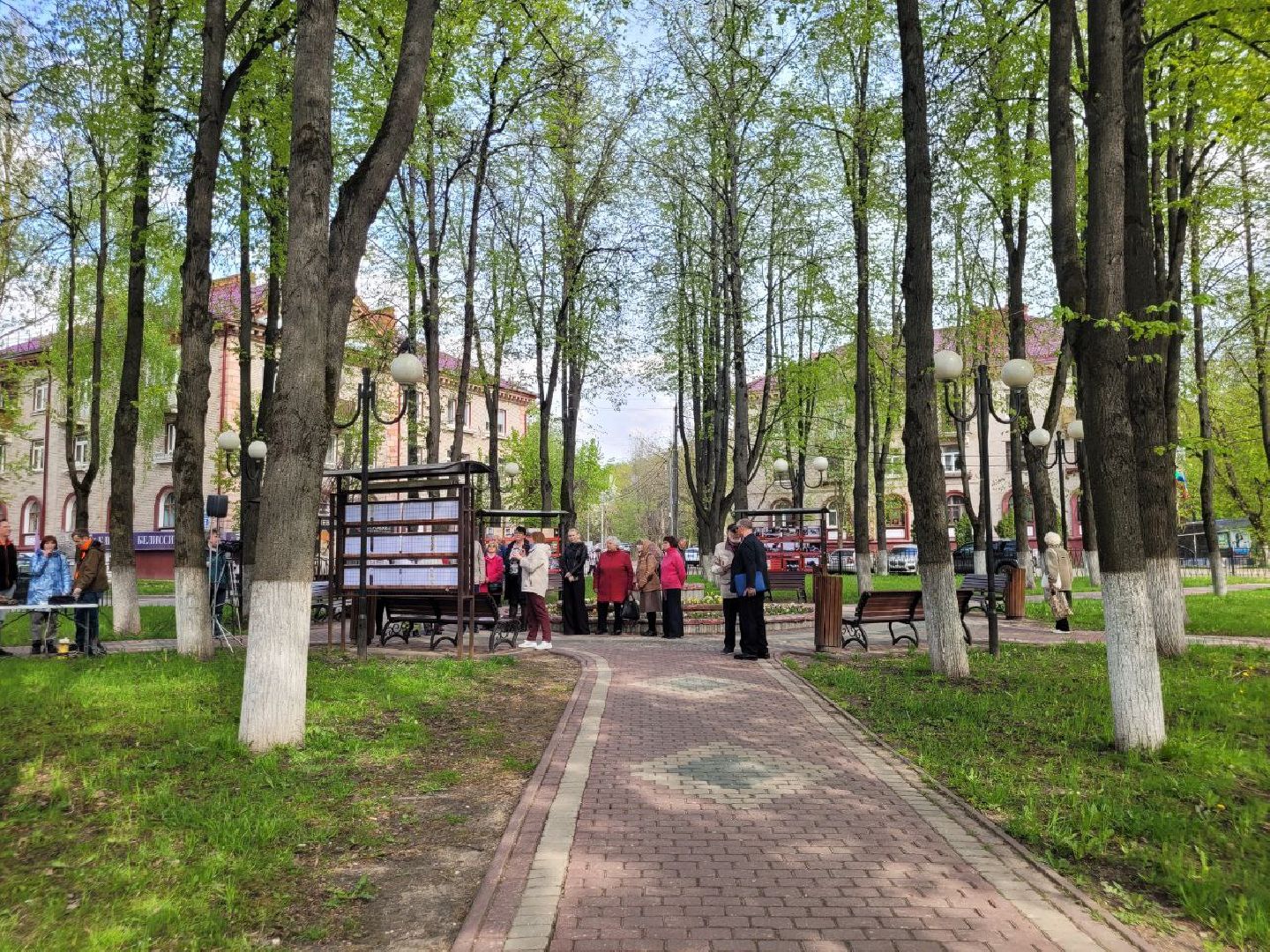 курская битва, память, видное, выставка, сквер