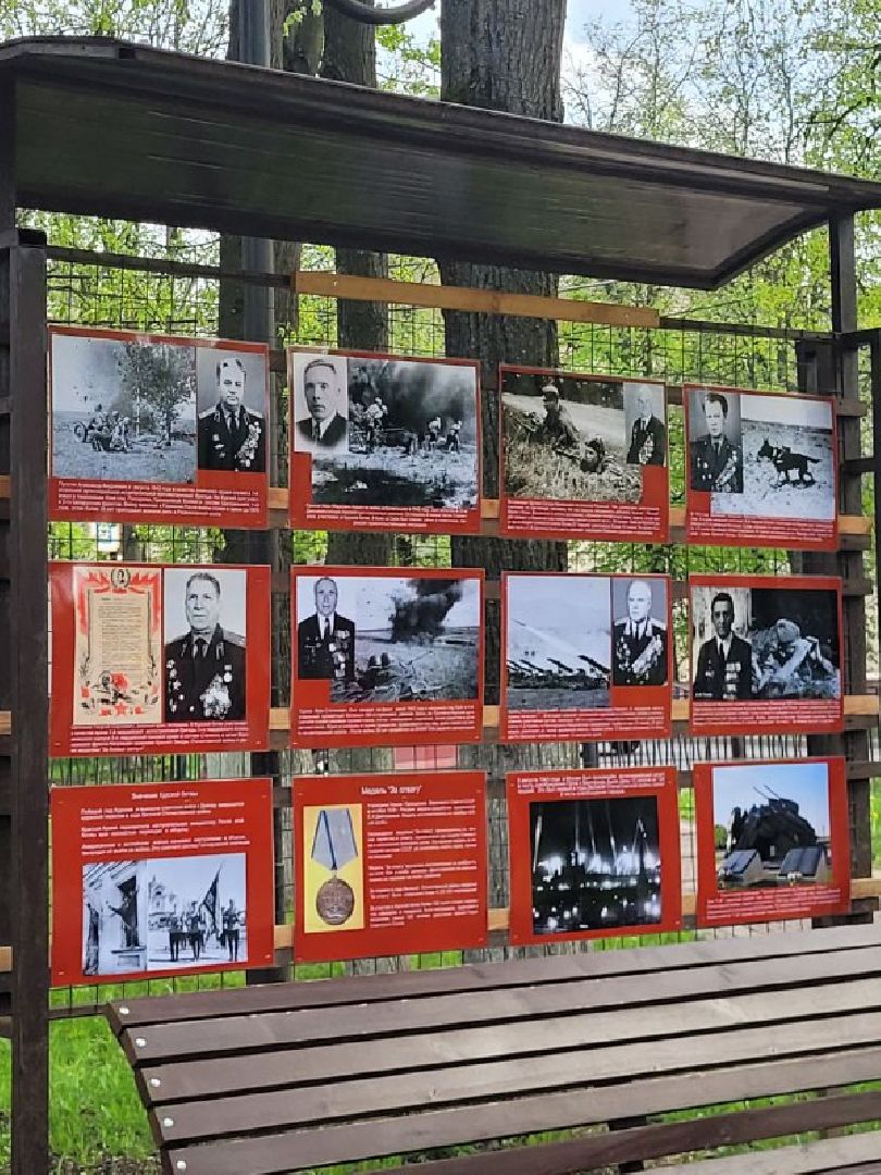 курская битва, память, видное, выставка, сквер