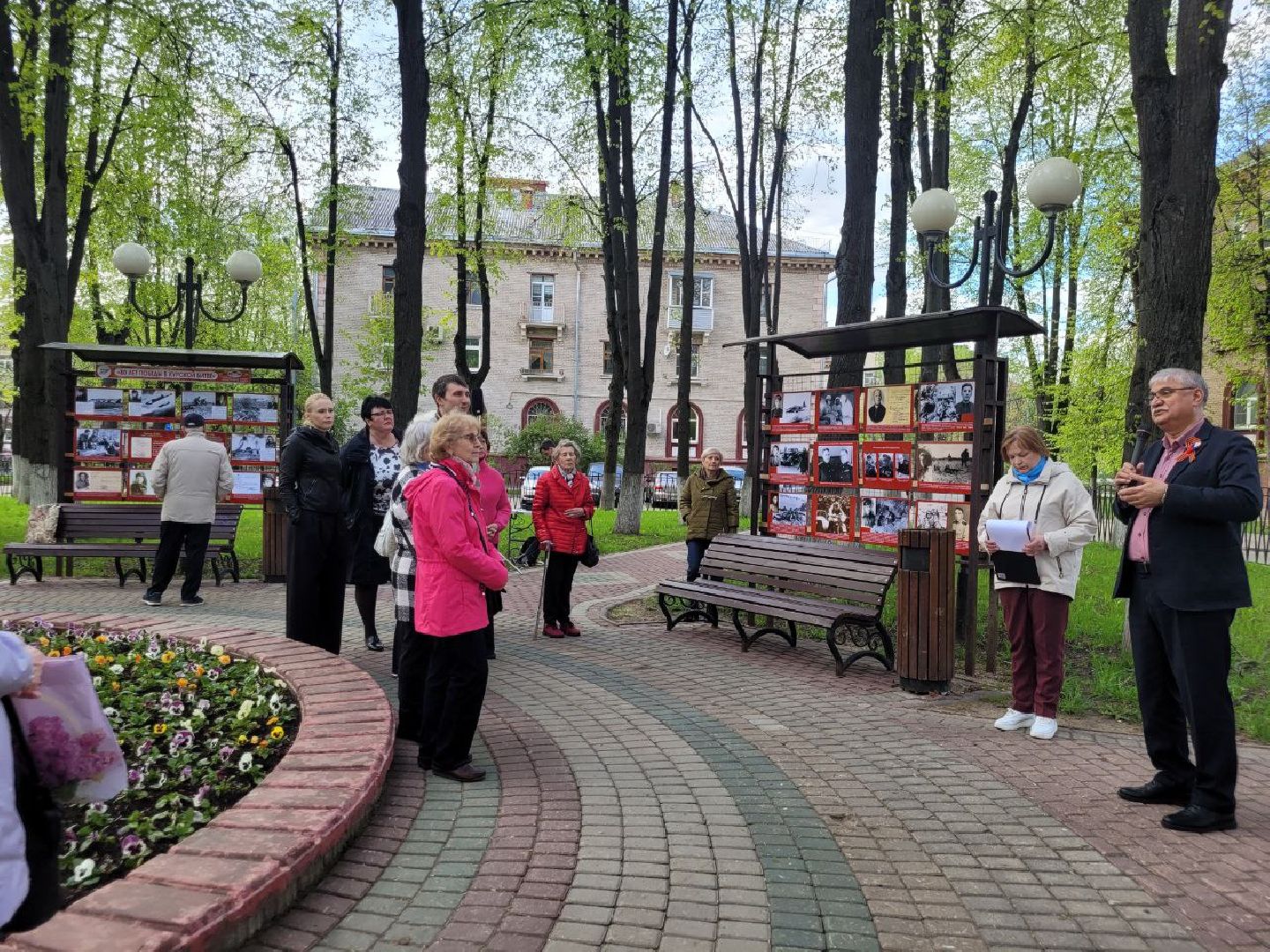 курская битва, память, видное, выставка, сквер