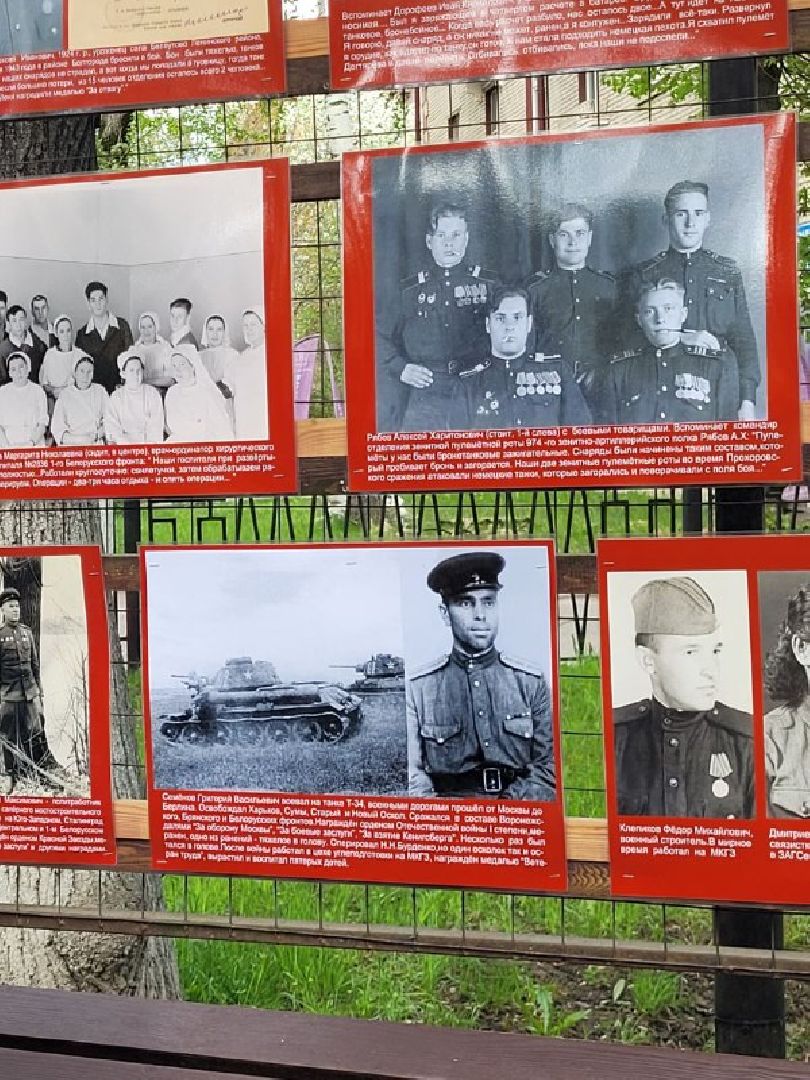 курская битва, память, видное, выставка, сквер