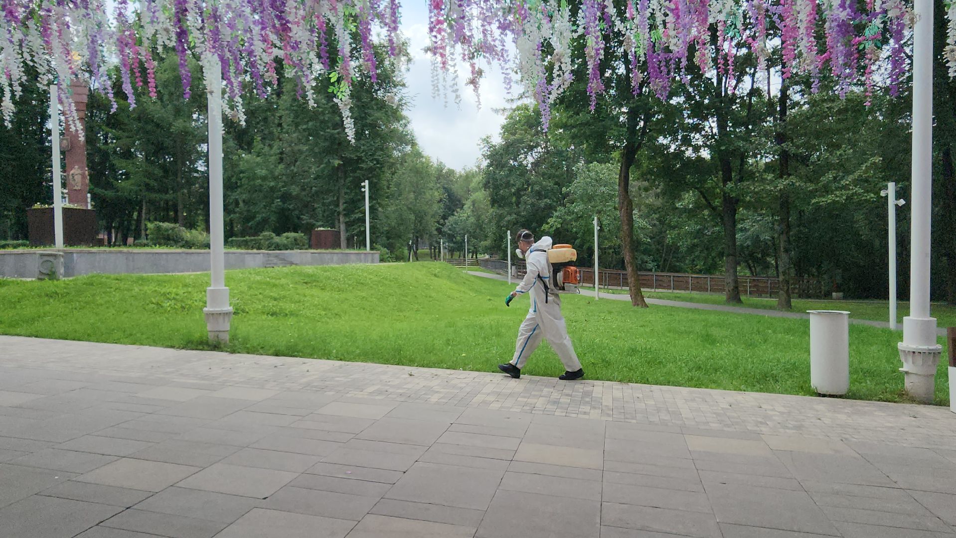 Истра, Парк, обработка от клещей, Клещи,