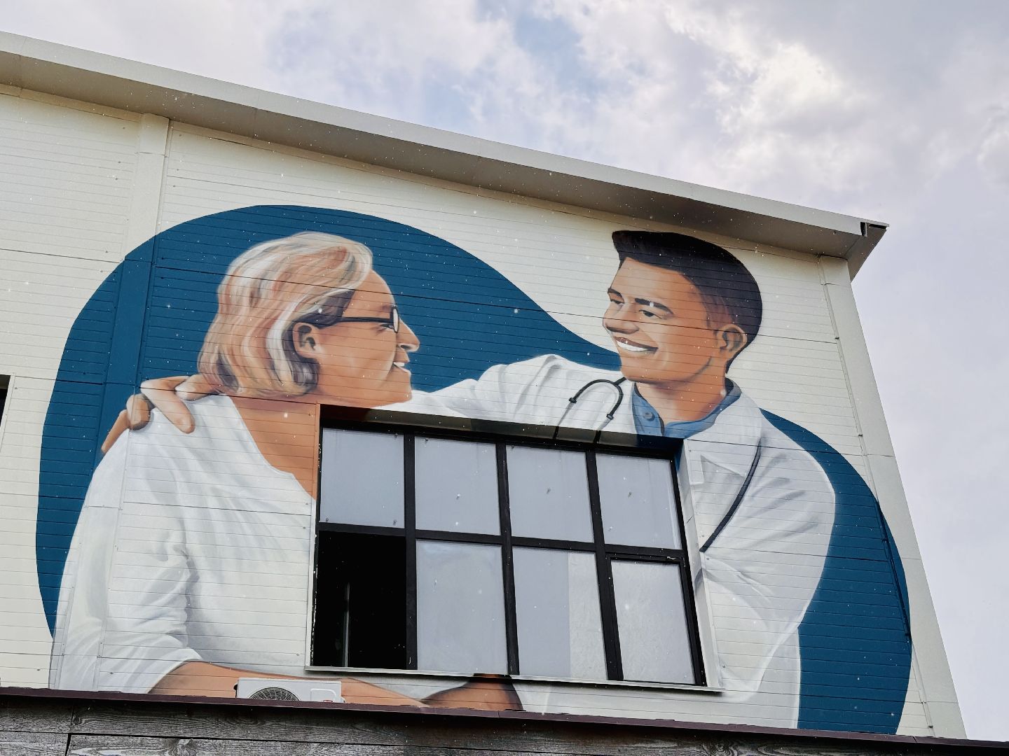 раменское, мурал, врачи,  граффити,