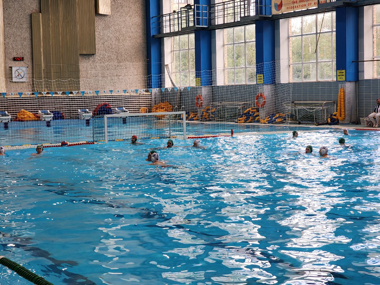 раменское, спорт, шестая летняя спартакиада молодежи, соревнования по водному поло среди юниоров ,вертикальные видео,