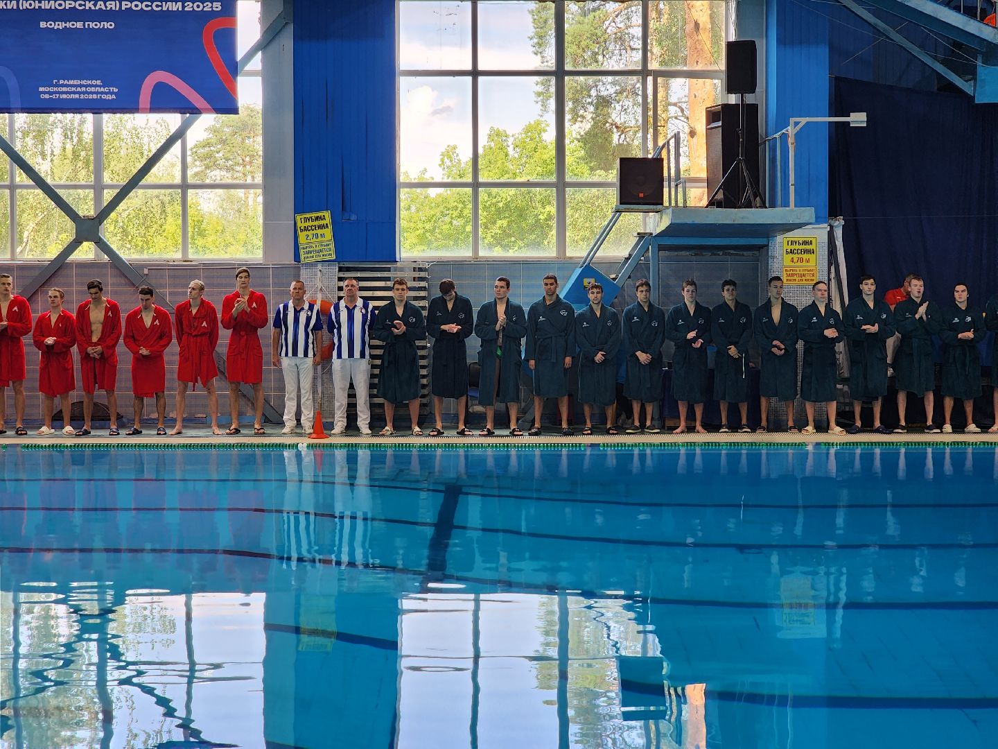 раменское, спорт, шестая летняя спартакиада молодежи, соревнования по водному поло среди юниоров ,вертикальные видео,
