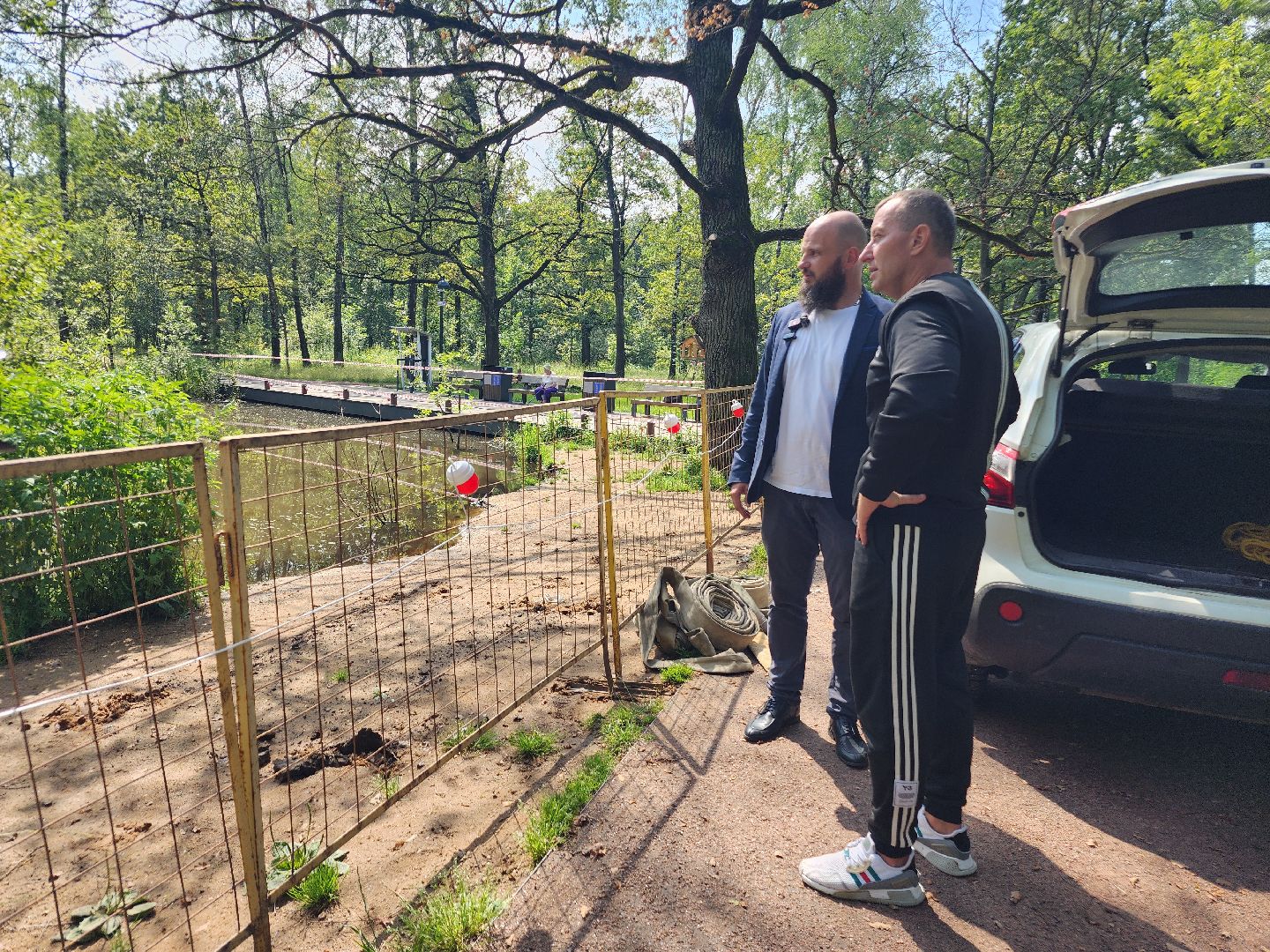 фрязино, благоустройство, лесопарк, очистка пруда,