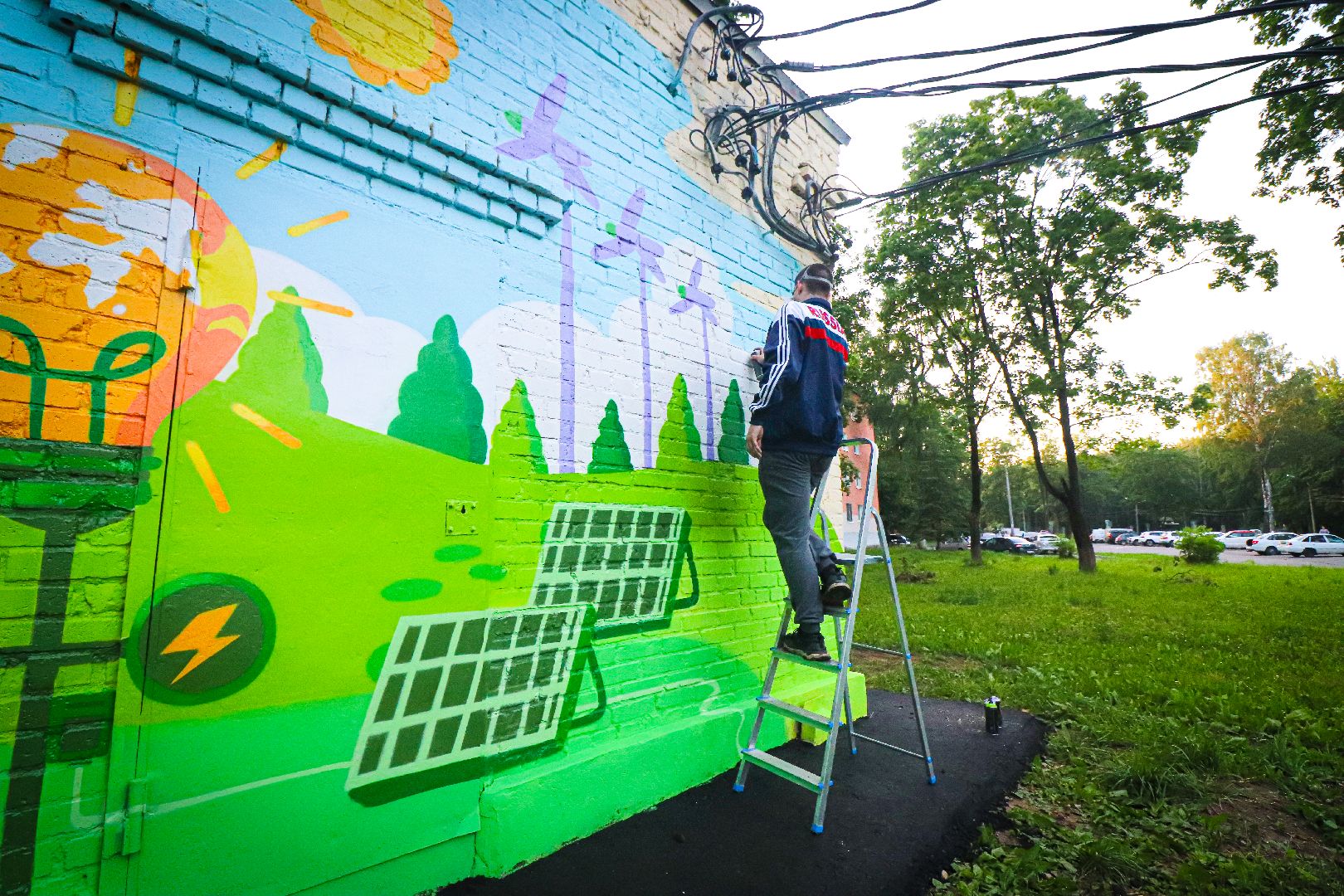 клин, общество, благоустройство, художники,