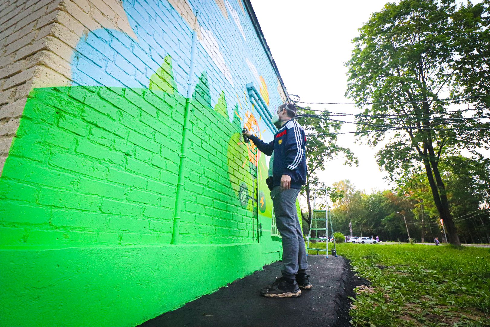 клин, общество, благоустройство, художники,