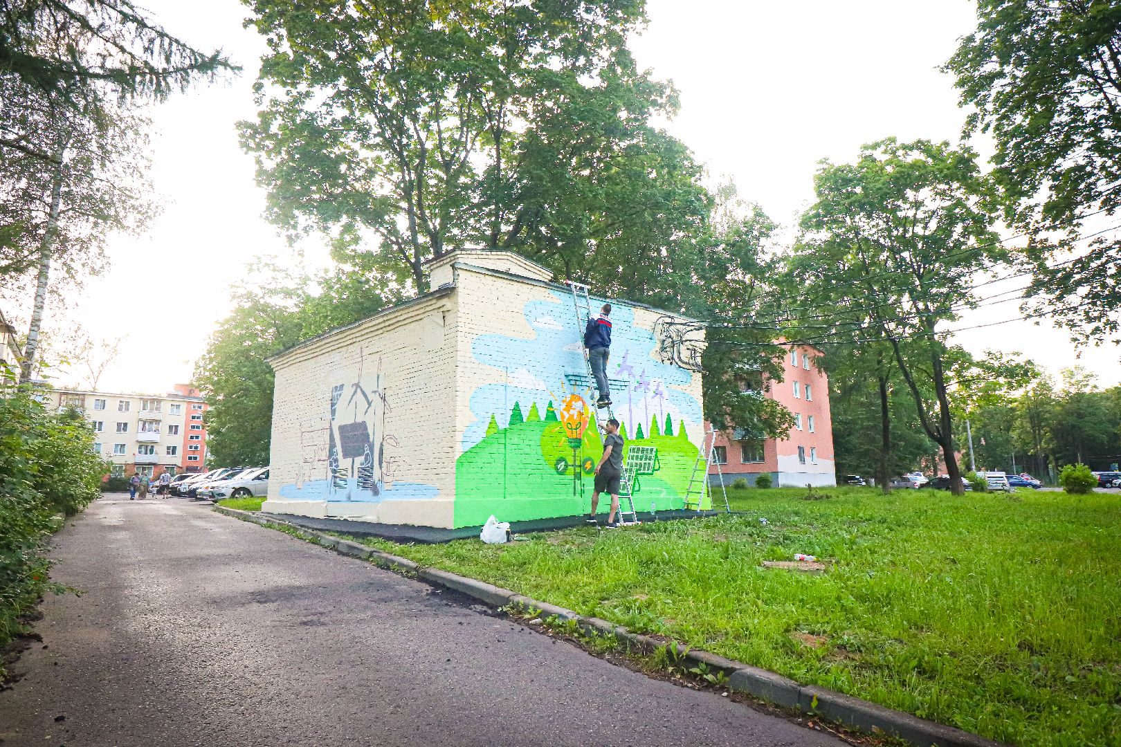 клин, общество, благоустройство, художники,