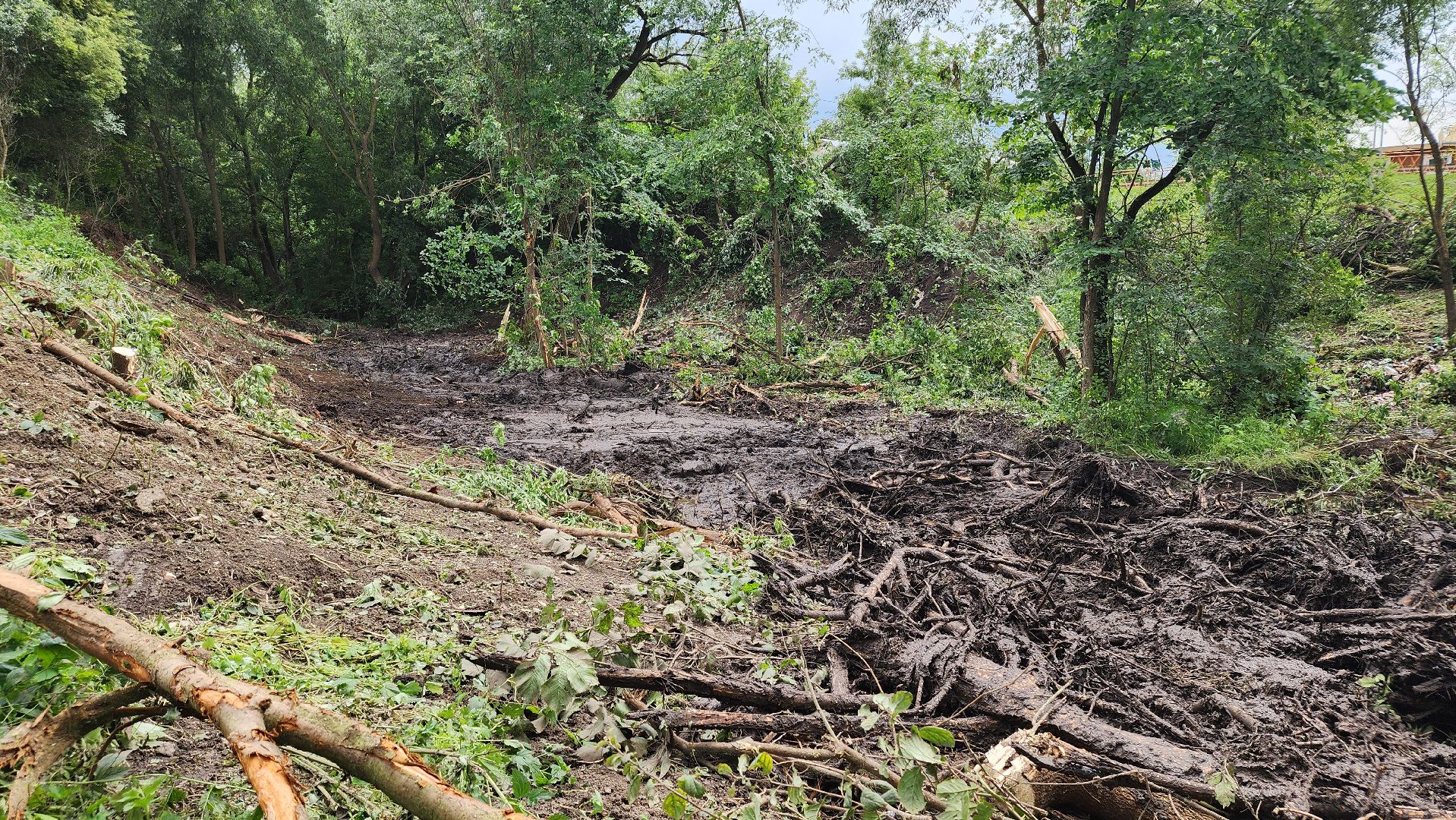 Зарайск, Благоустройство, Расчистка оврага,Монастырка,