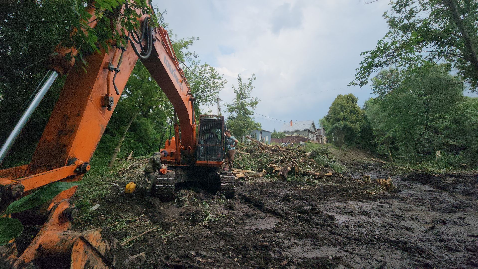 Зарайск, Благоустройство, Расчистка оврага,Монастырка,