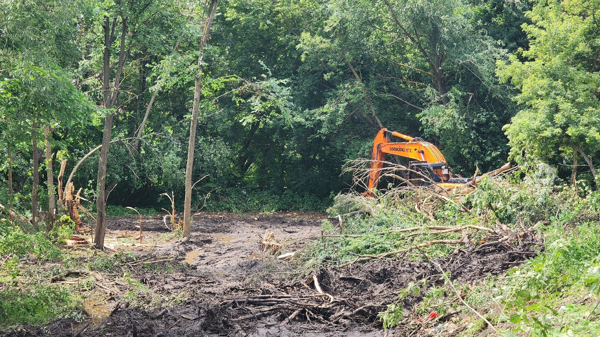 Зарайск, Благоустройство, Расчистка оврага,Монастырка,