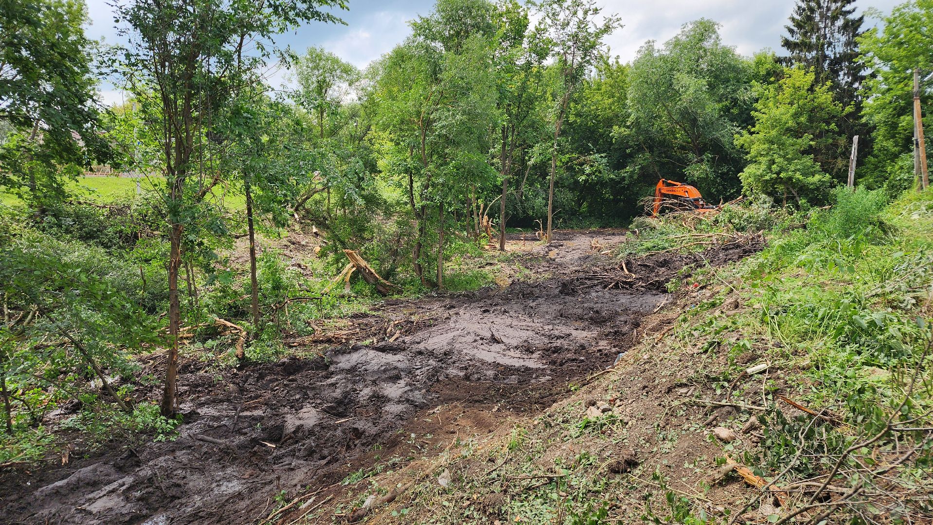 Зарайск, Благоустройство, Расчистка оврага,Монастырка,