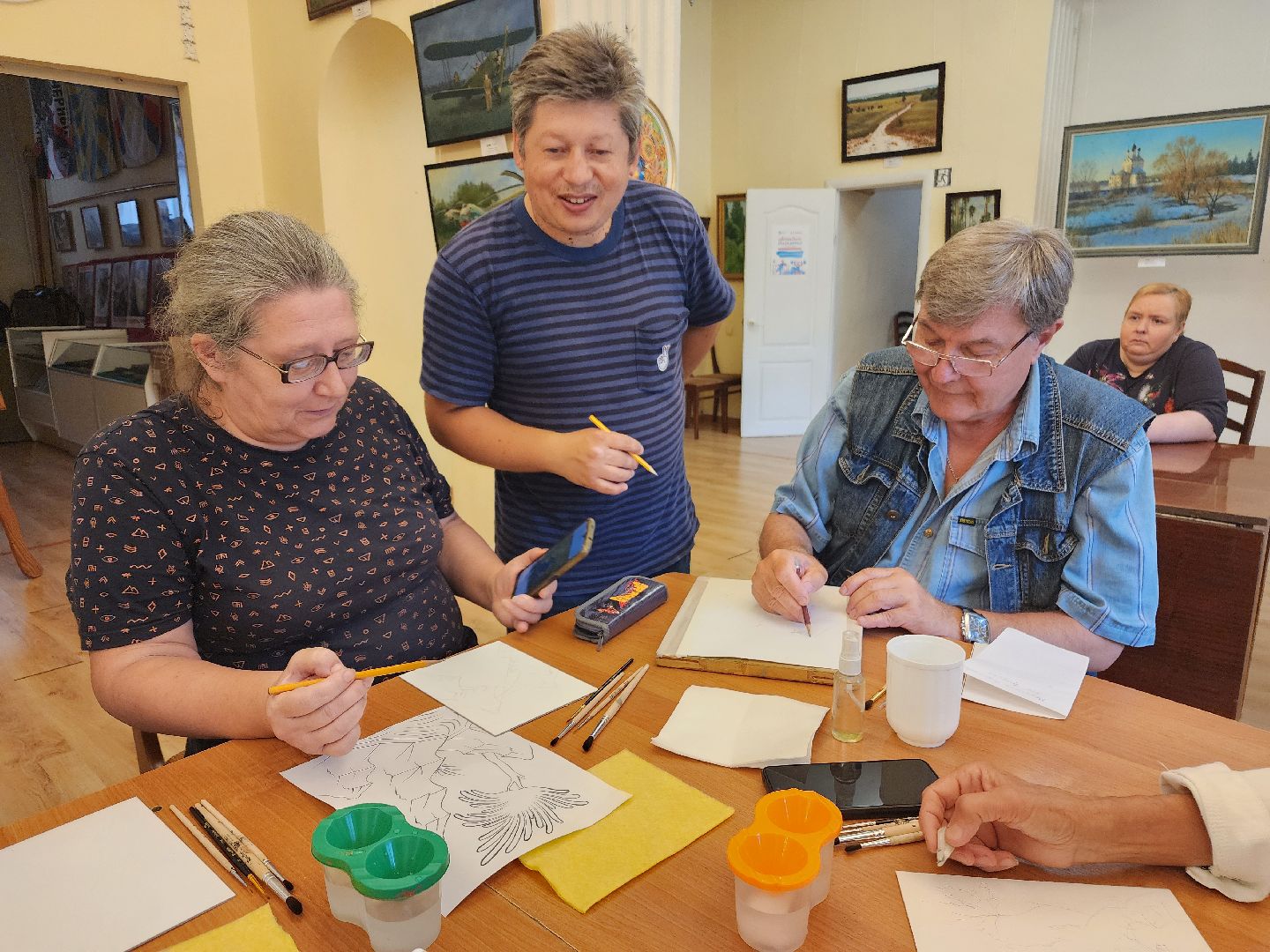 фрязино, мастер-класс, живопись, иконопись, иконописец,