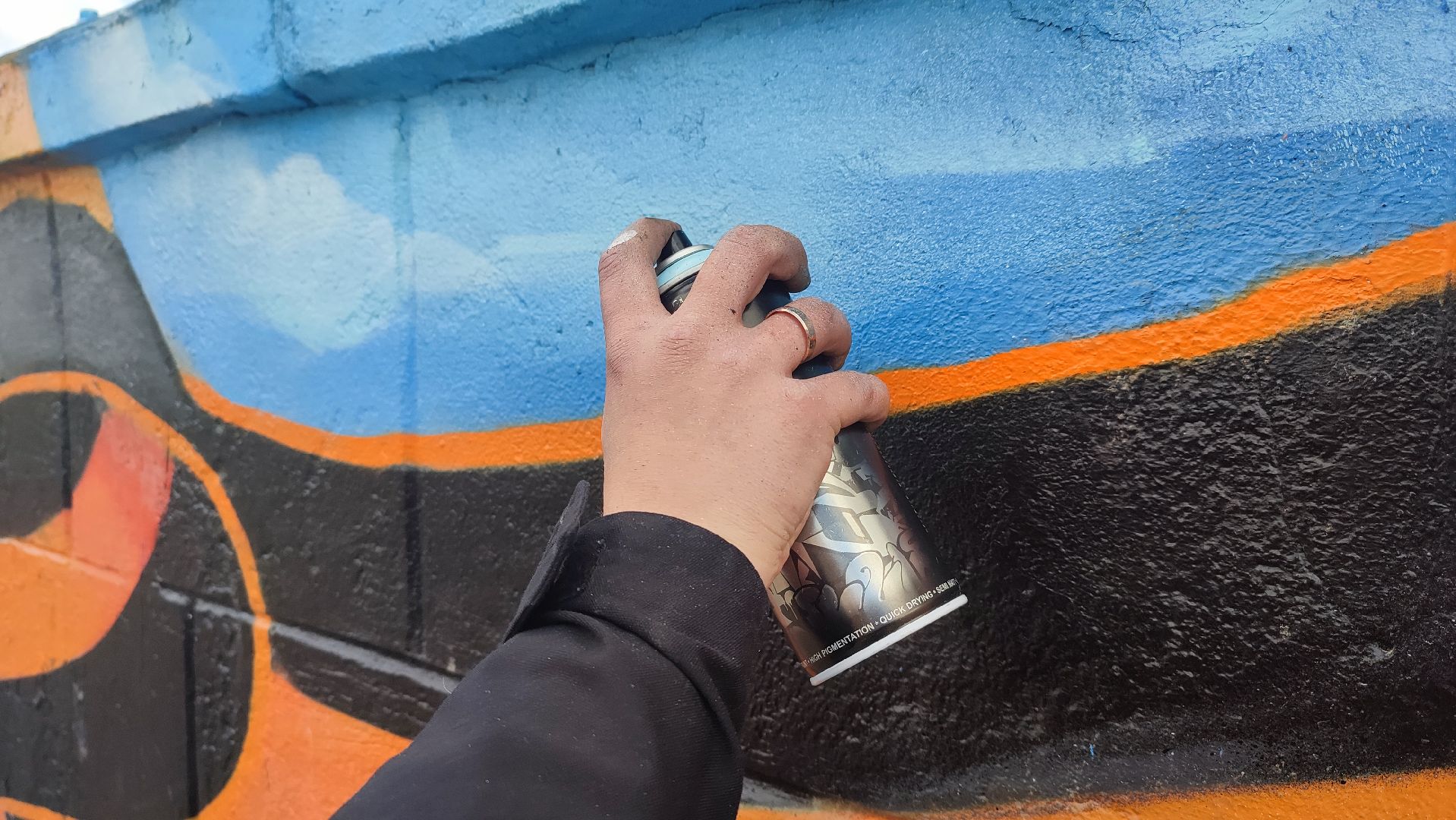 Кашира, 9 мая, георгиевская лента, граффити, стрит-арт, Иван Карамнов