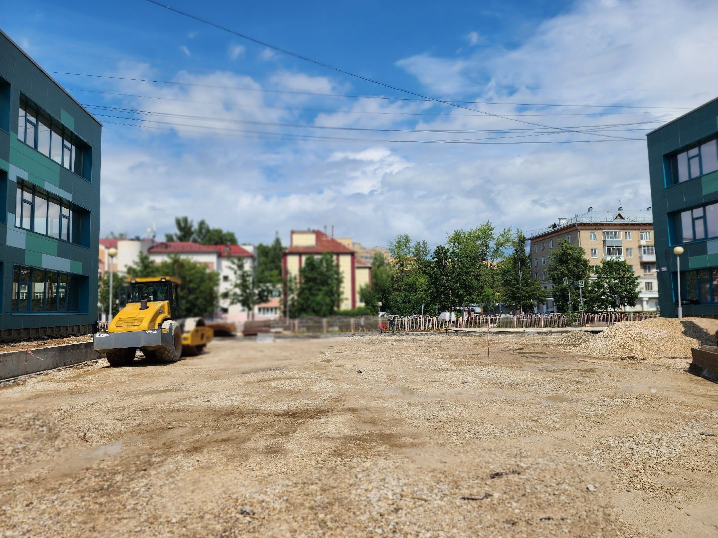 королёв, благоустройство , школа 1 в королеве ,