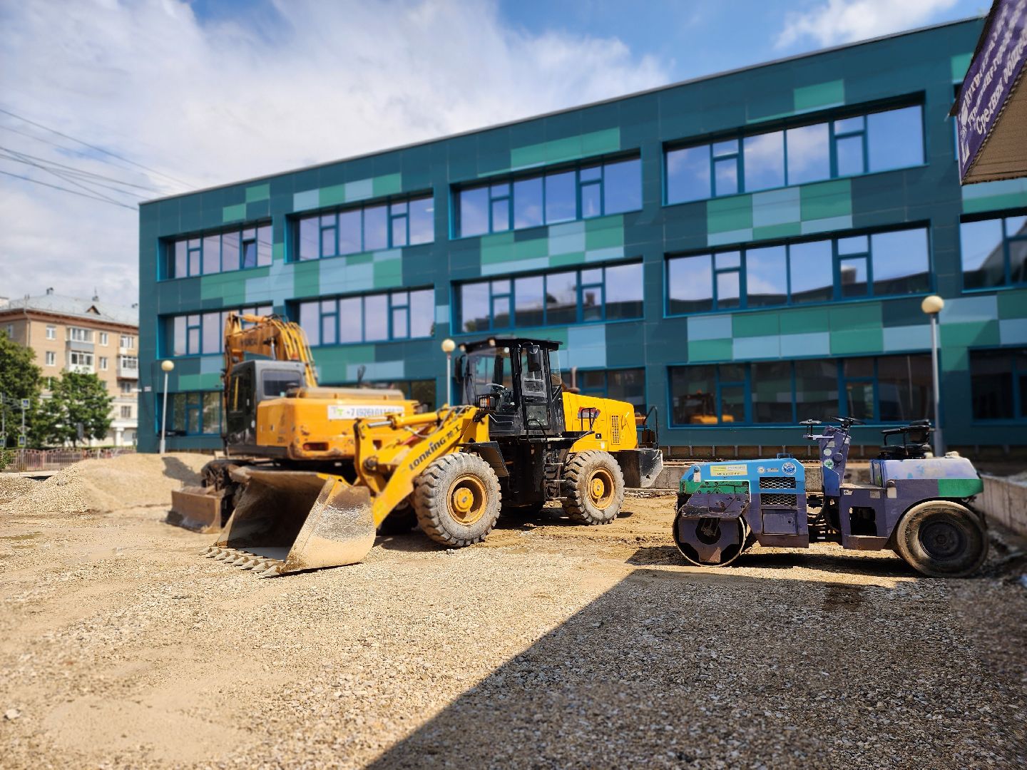 королёв, благоустройство , школа 1 в королеве ,