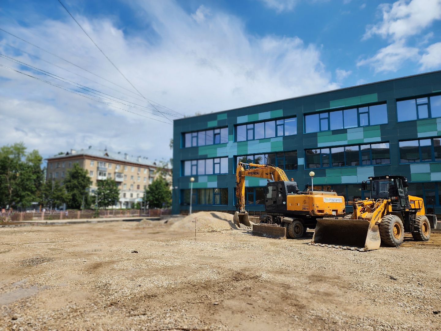 королёв, благоустройство , школа 1 в королеве ,