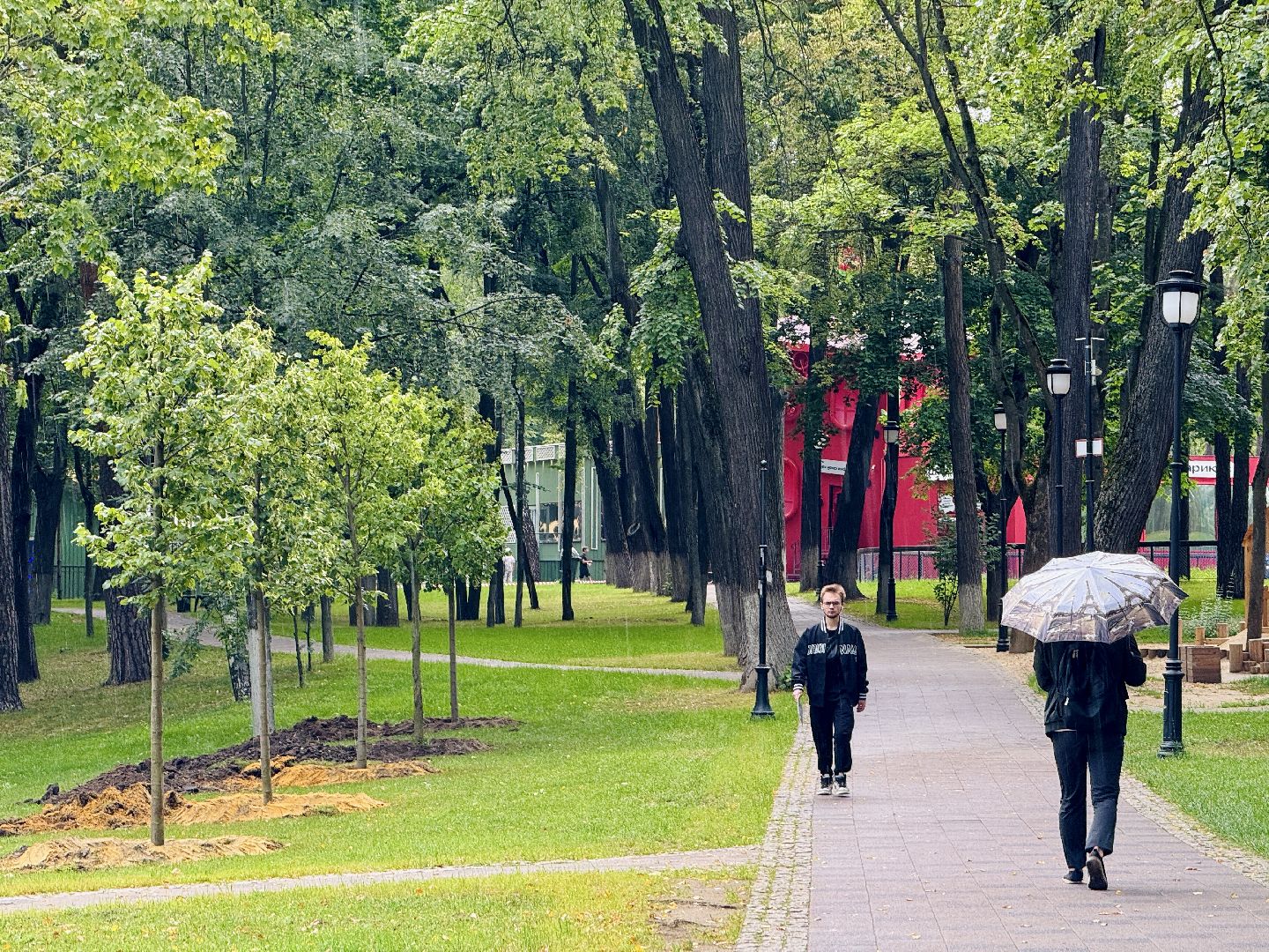 мчс россии, спасатели, высадка деревьев, раменский парк,