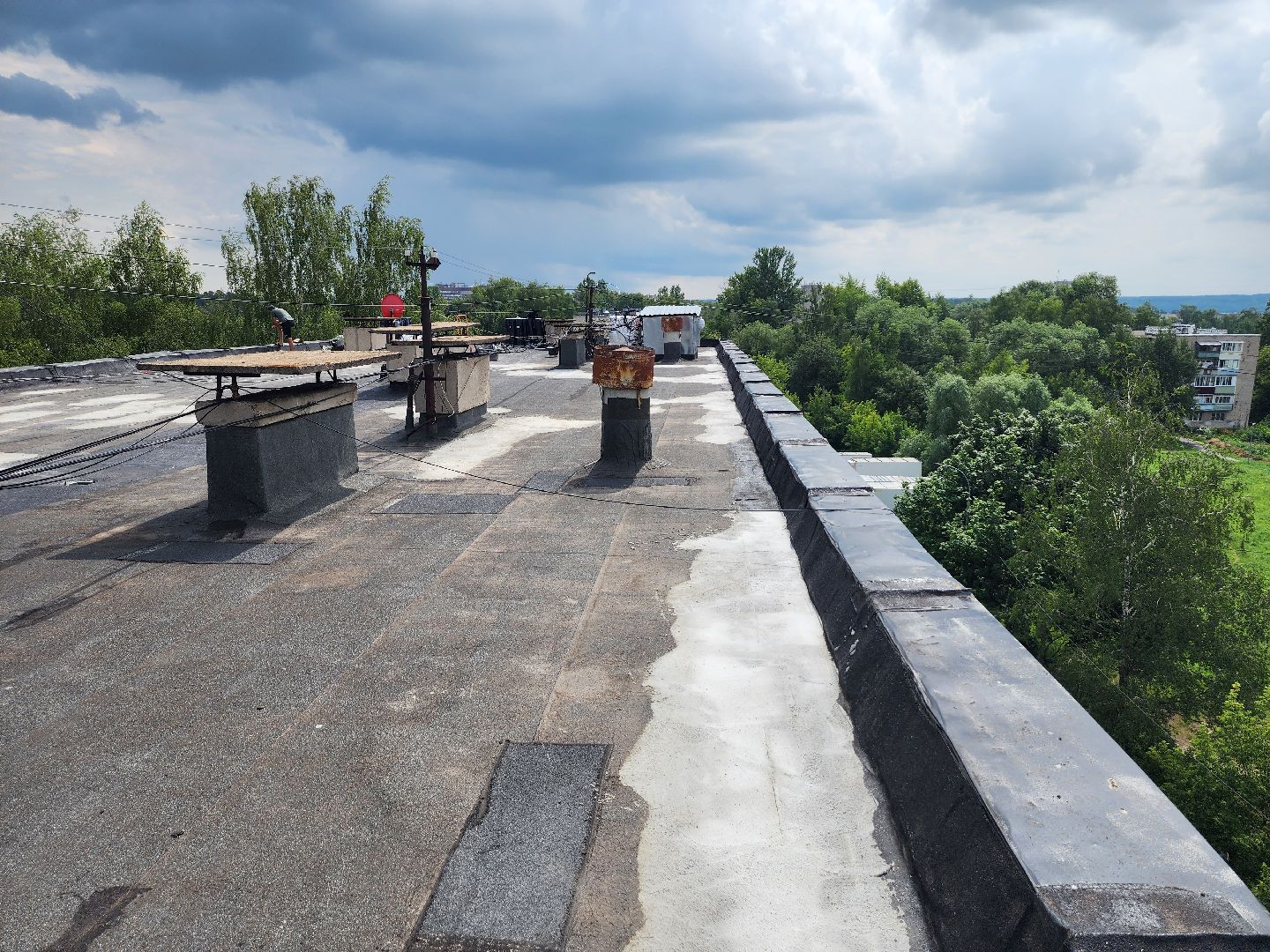 серпухов, поселок большевик, ремонт кровли, ук добрый дом, улица ленина,