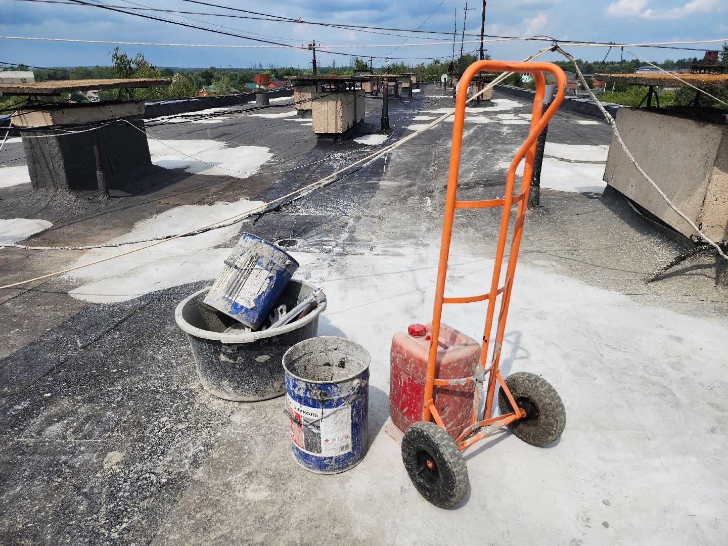 серпухов, поселок большевик, ремонт кровли, ук добрый дом, улица ленина,