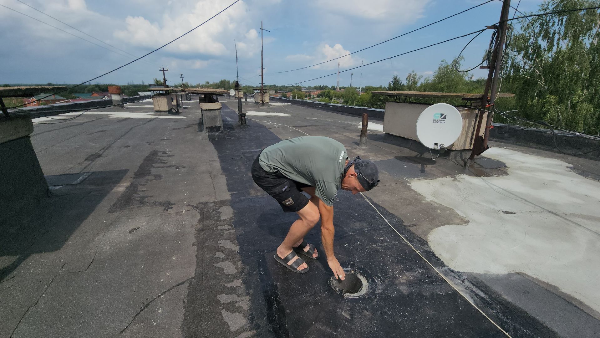 серпухов, поселок большевик, ремонт кровли, ук добрый дом, улица ленина,
