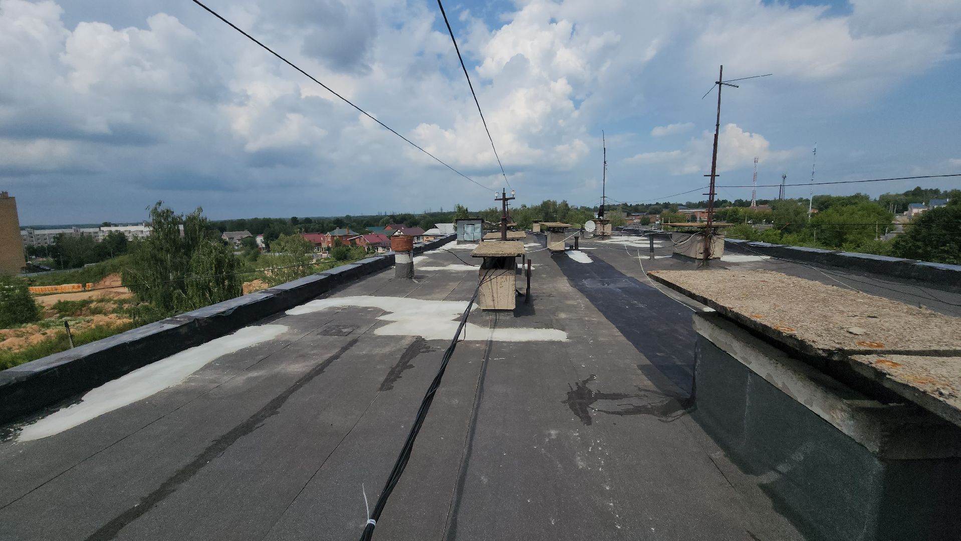 серпухов, поселок большевик, ремонт кровли, ук добрый дом, улица ленина,