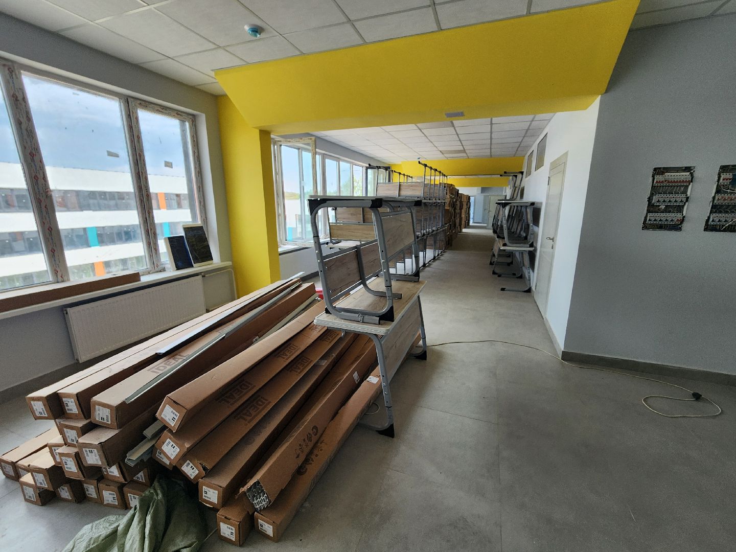 серпухов, школа 2, улица луначарского, капитальный ремонт школы, сборка новой мебели в школе,