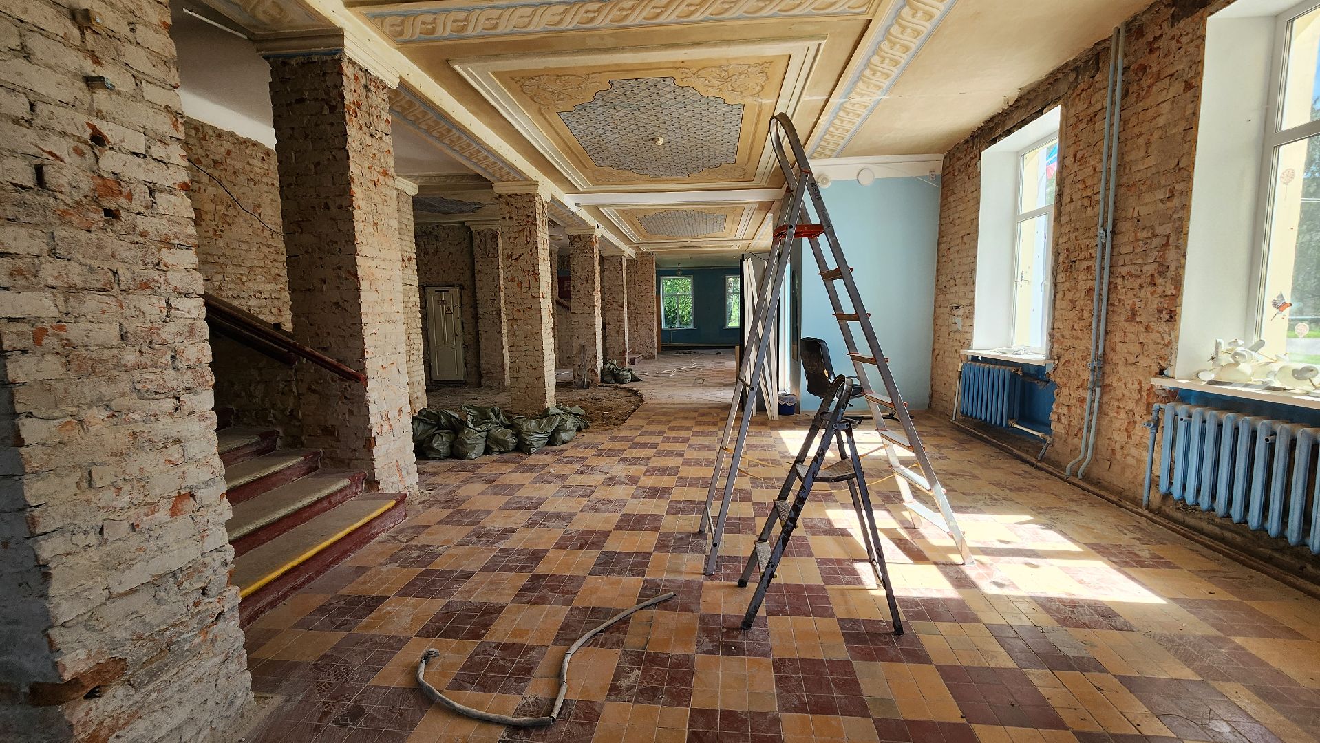 руза, дорохово, дом культуры, ремонт дома культуры,