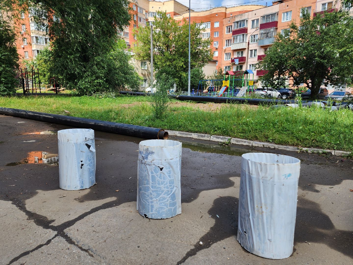 чехов, вишневый бульвар, теплосети, капремонт, реконструкция, укладка новых труб, уникальная изоляция труб, теплоснабжение, горячее водоснабжение, госпрограмма московской области, развитие инженерной инфраструктуры,