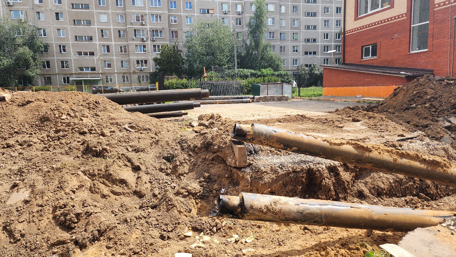 домодедово, подмосковье, теплосеть, замена теплосетй, новые трубы, жкх, отопление,трубопровод,