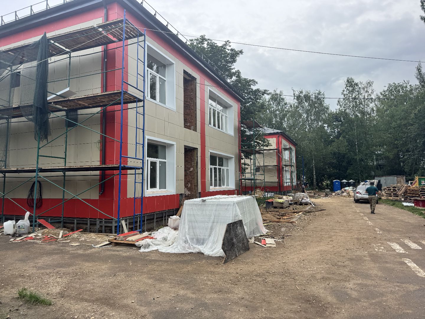 шаховская, капитальный  ремонт, детский сад,строительство,