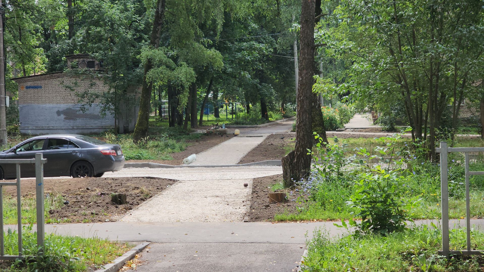 щёлково, новые дорожки, благоустройство двора, монино,