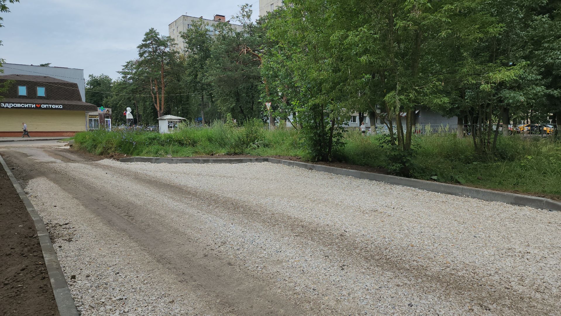 щёлково, новые дорожки, благоустройство двора, монино,