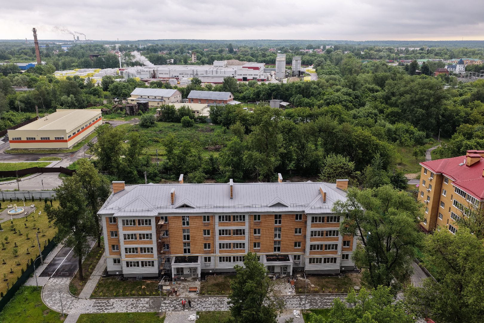 видео с коптера, дом для переселенцев егорьевск, новый дом в егорьевске,