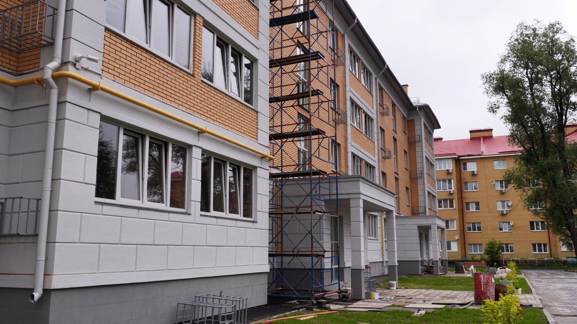 видео с коптера, дом для переселенцев егорьевск, новый дом в егорьевске,