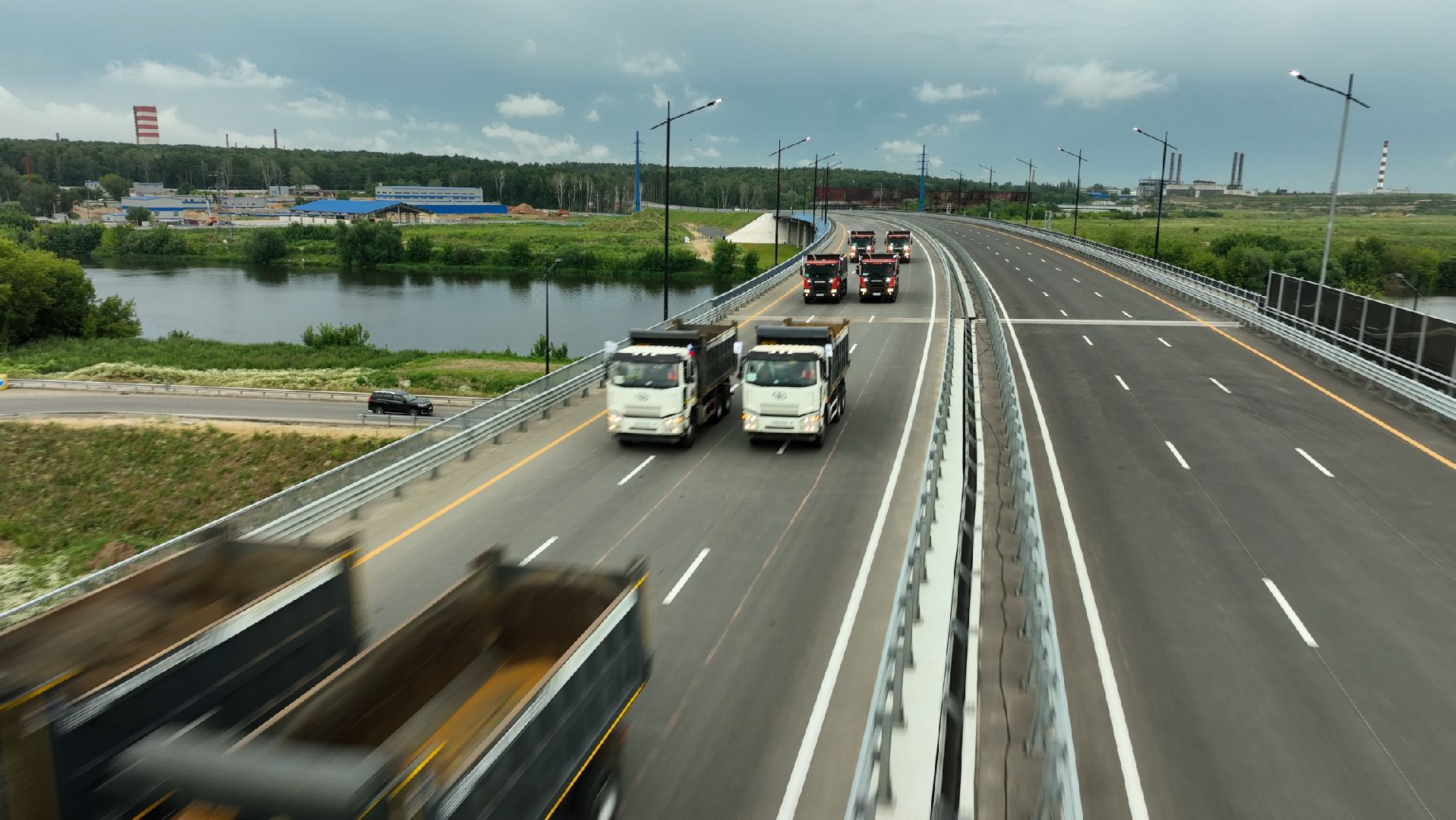 видео с коптера, юла, дороги подмосковья, второй участок юла,