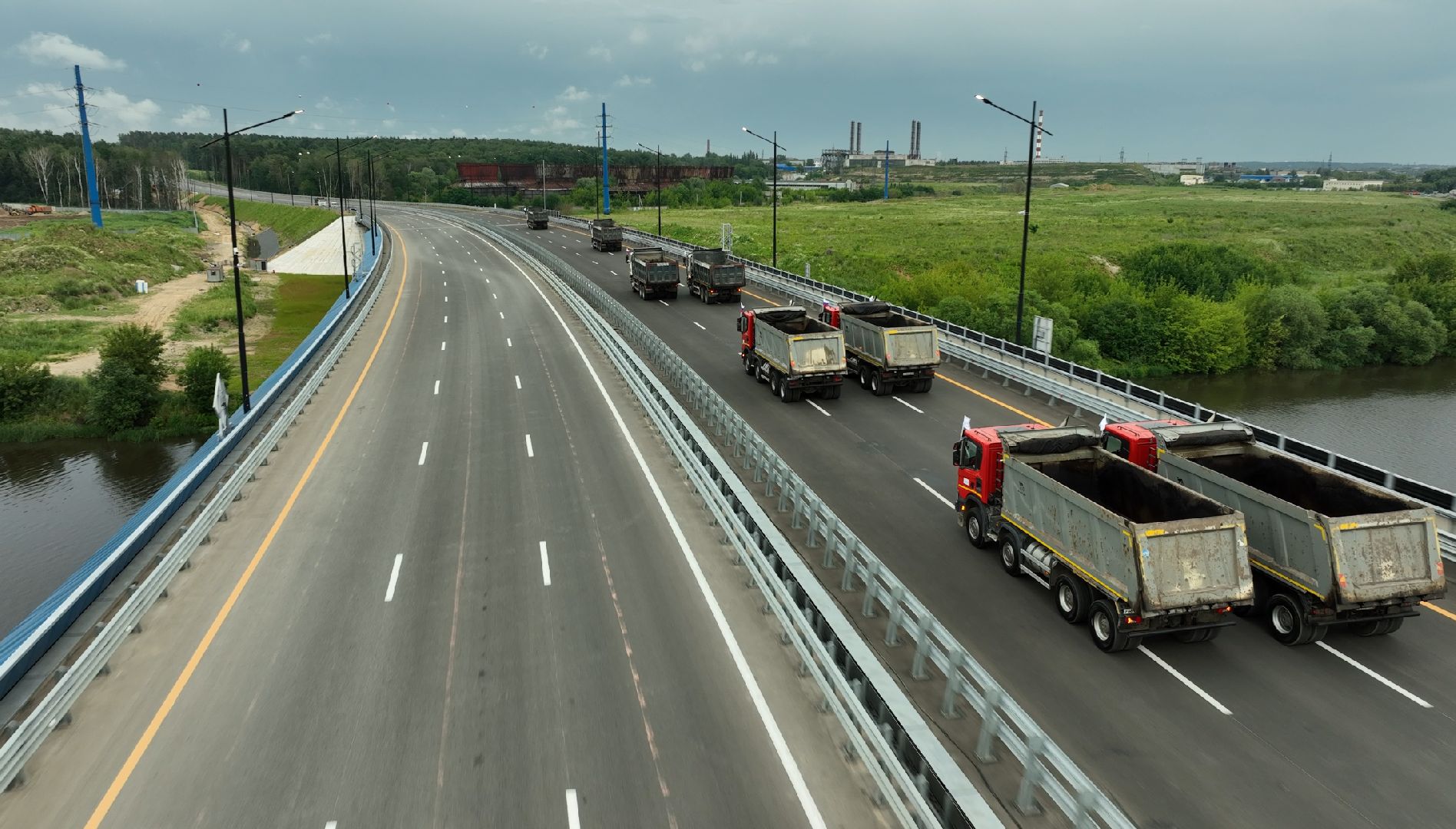 видео с коптера, юла, дороги подмосковья, второй участок юла,