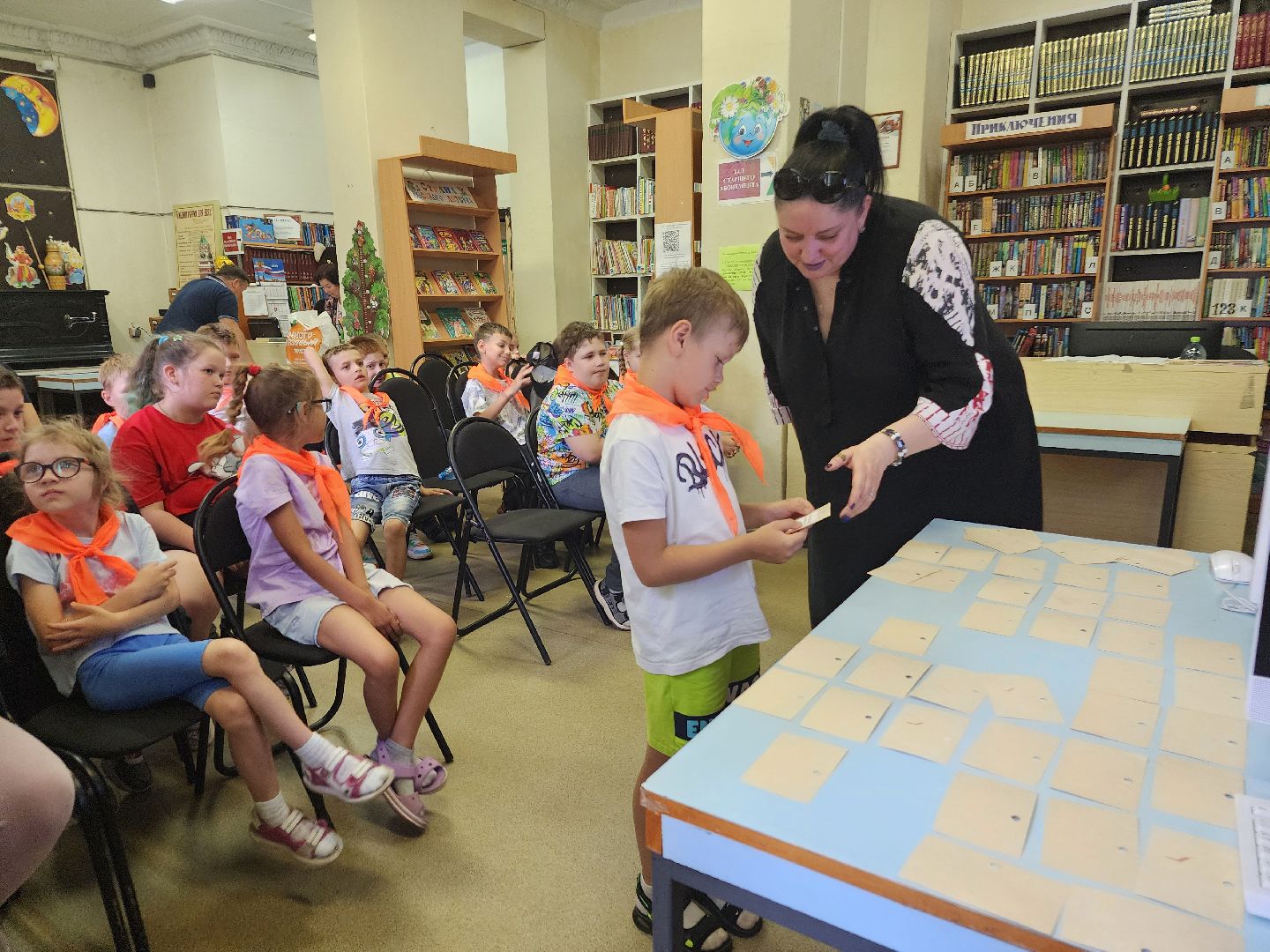 фрязино, викторина для детей, фольклор, детский лагерь, библиотека,