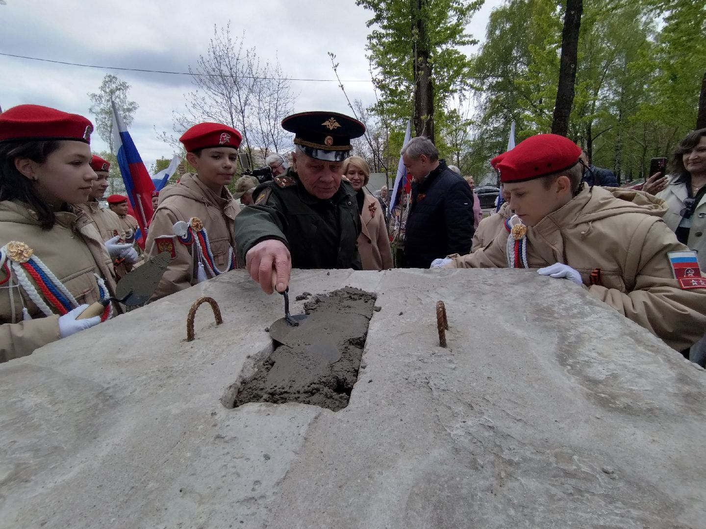 День Победы, ЦНИИИ связи МО РФ, 16 ЦНИИИ МО, Мытищи, сквер, аллея